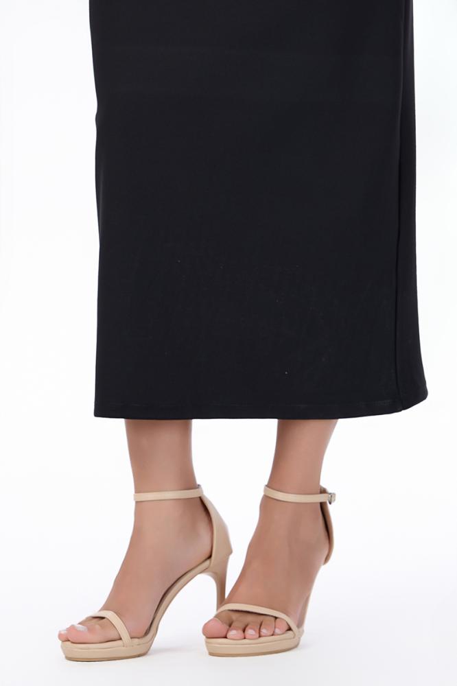 تنورة ميدي بقصة مستقيمة