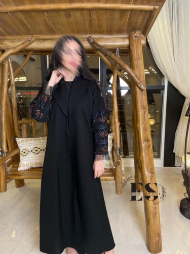 عباية اكمام مشجرة