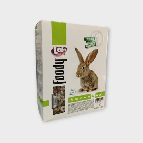 LoLo pets 71202 FOR RABBIT PET ANIMAL FOOD 1kg لول...