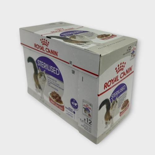 12-ROYAL CANIN FHN STERILISED 85G أكل قطط رطب