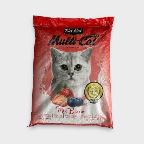 CAT LITTER Kit Cat MultiCat KC4167 Mix Berries 20K...