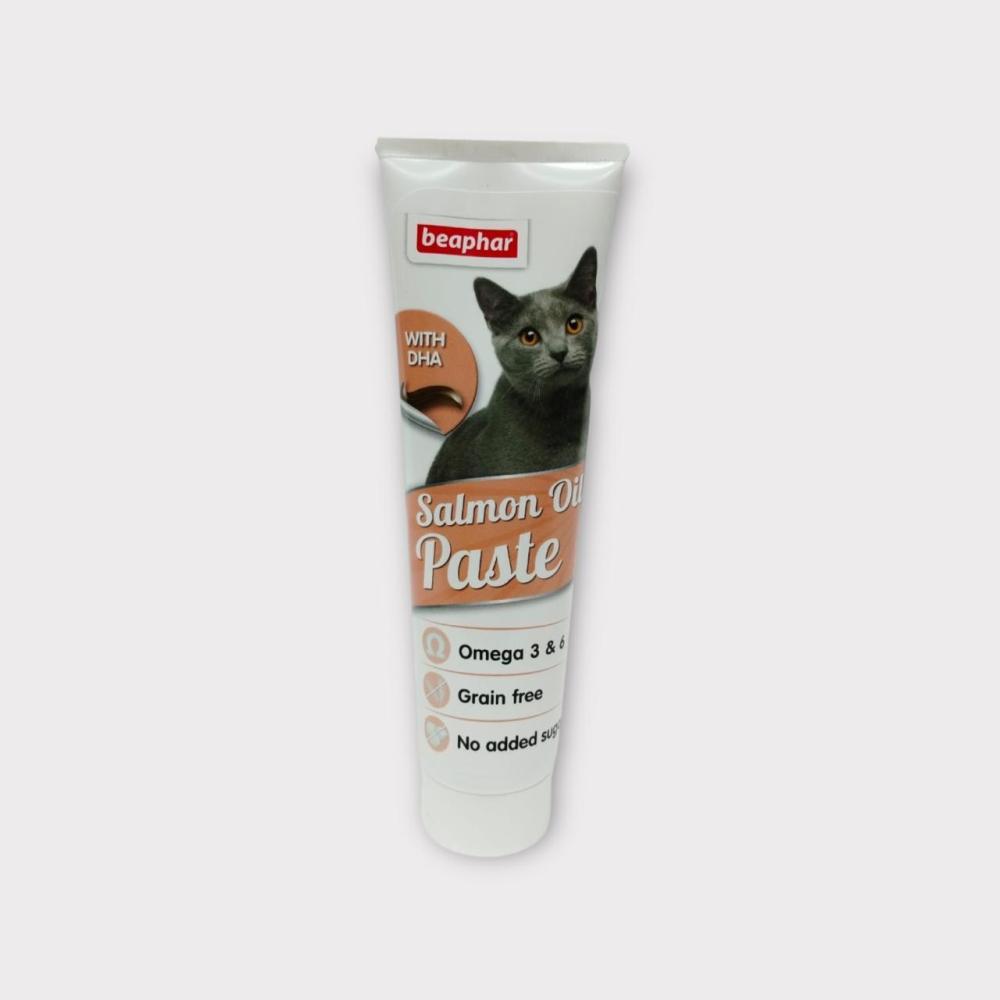 beaphar 17120 Salmon Oil Paste Cats 100g مكافأت معجون قطط