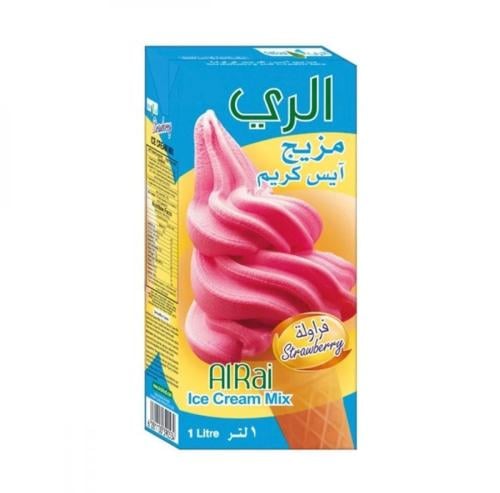 مزيج ايسكرم الري فراولة