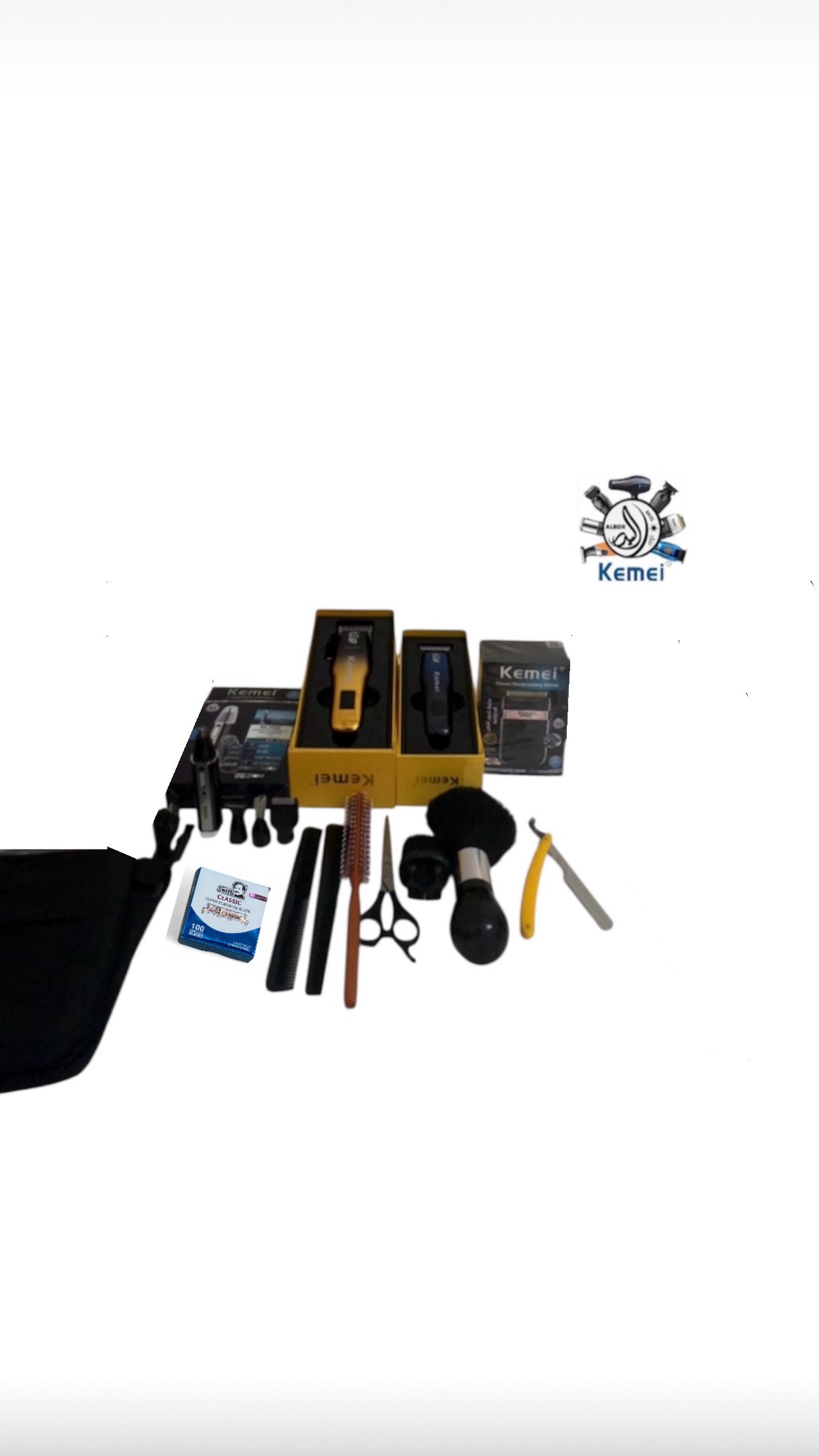 بكجات عدة الحلاقة Kemei