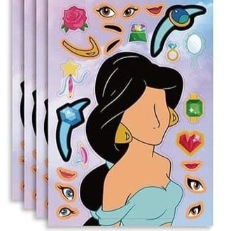 ملصقات لغز تركيب للأطفال