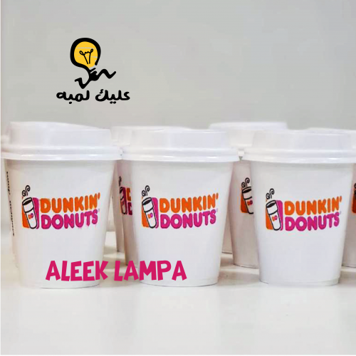 أكواب دنكن دونات ورقية