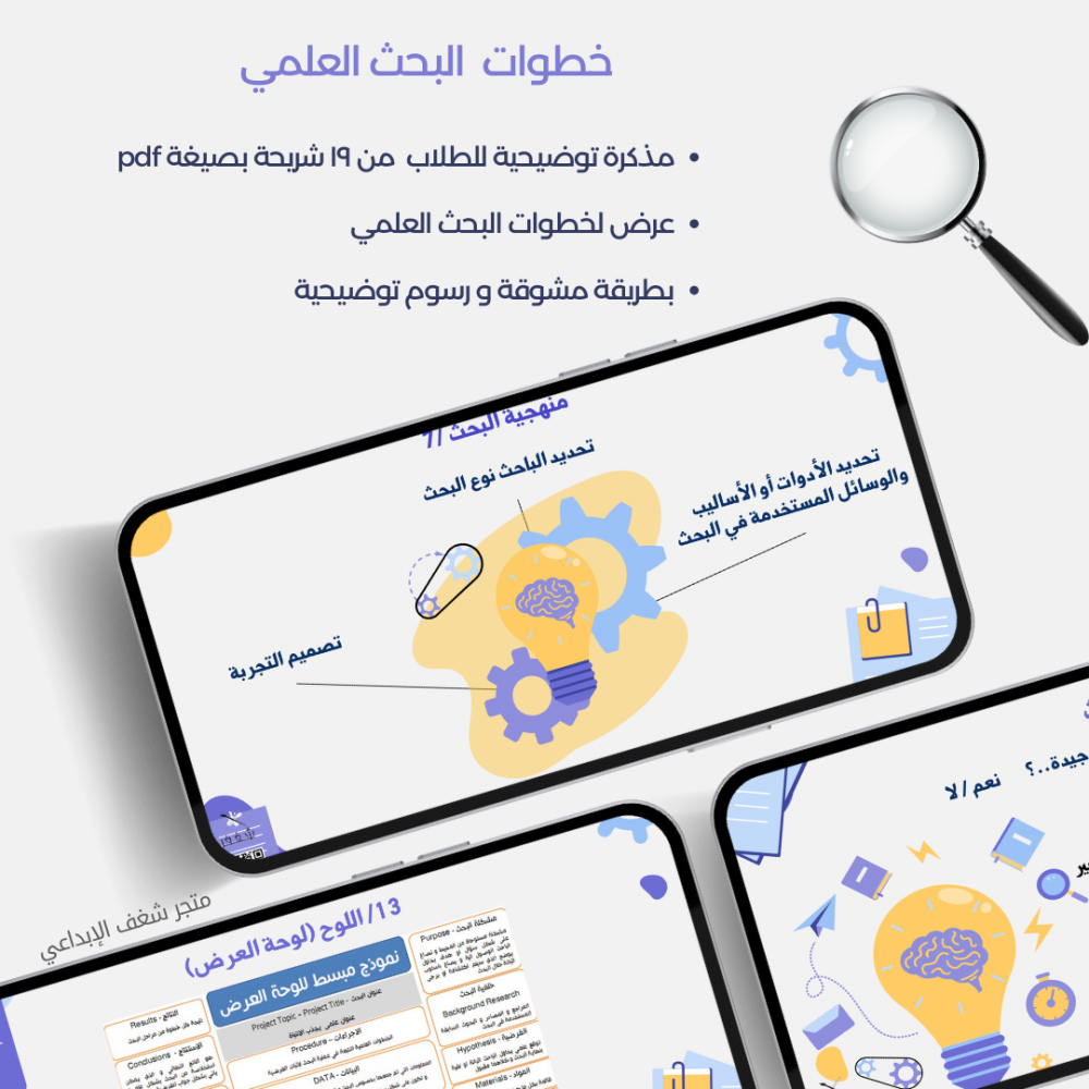 عرض خطوات البحث العلمي