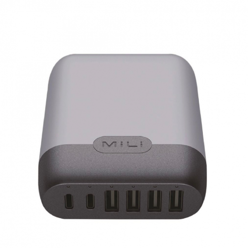 منصة شحن 6 مخارج للشحن بقوة 30 واط من ميلي