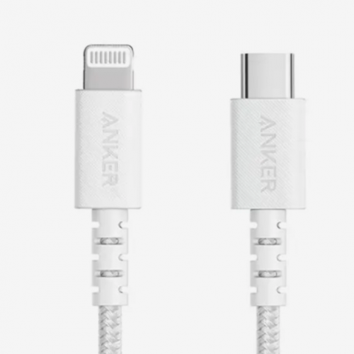 كيبل من انكر من تايب سي الى ايفون متر- ابيض