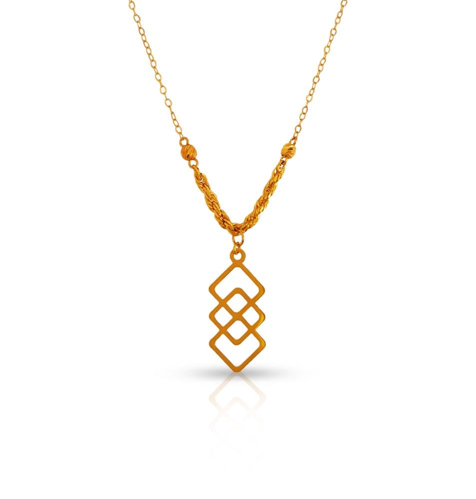 عقد ذهب  - عيار 21- 1.32 جرام تقريباً