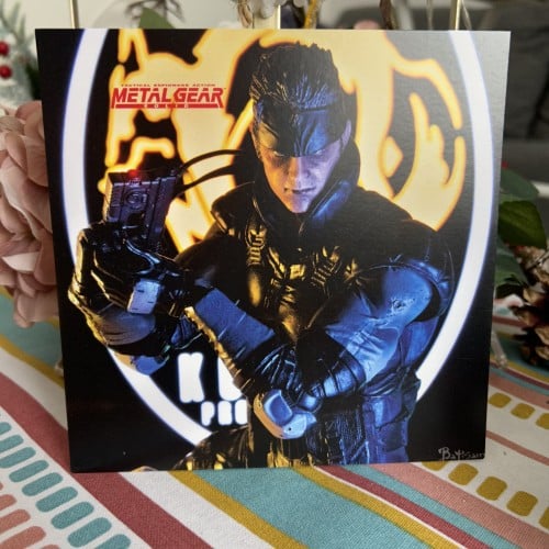 بوستكارد 15 15x سم شخصية Solid snake