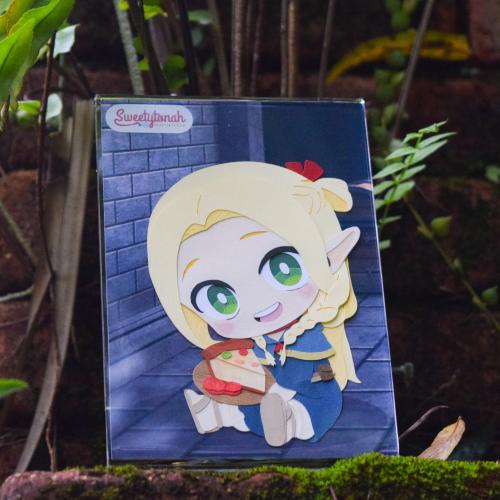 اكريلك بفن الورق بشخصية Marcille