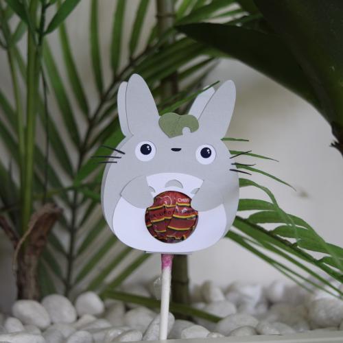 Totoro lollipop holder