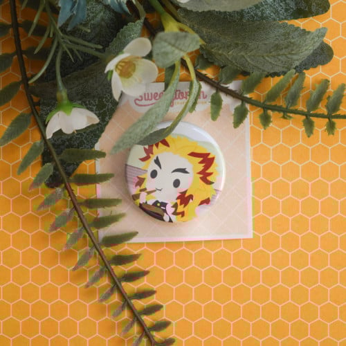 دبوس دائري شكل Rengoku