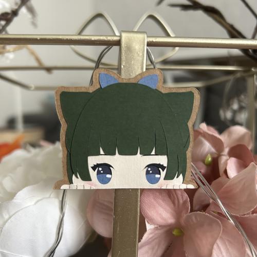 مغناطيس بفن الورق شخصية Mao Mao