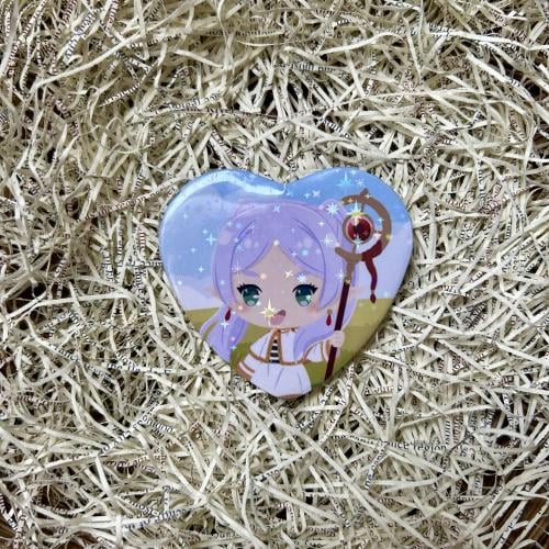 دبوس قلب شكل Frieren