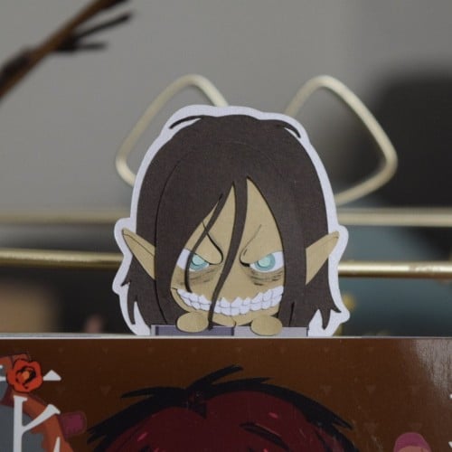 فاصل كتاب بشخصية Titan Eren