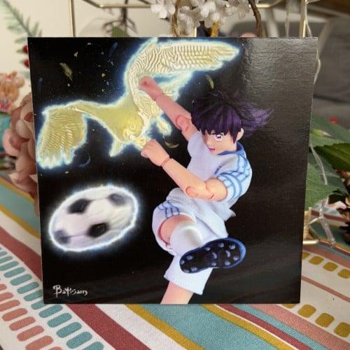 بوستكارد 15 15x سم شخصية Captain Tsubasa