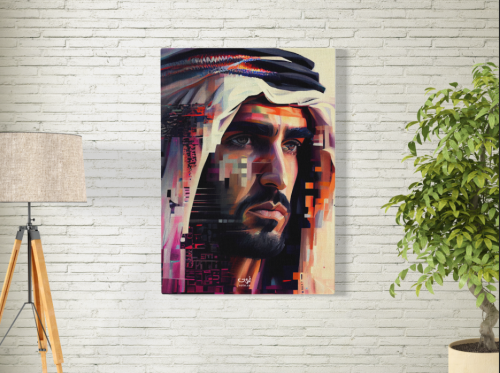 اللوحة الرجل