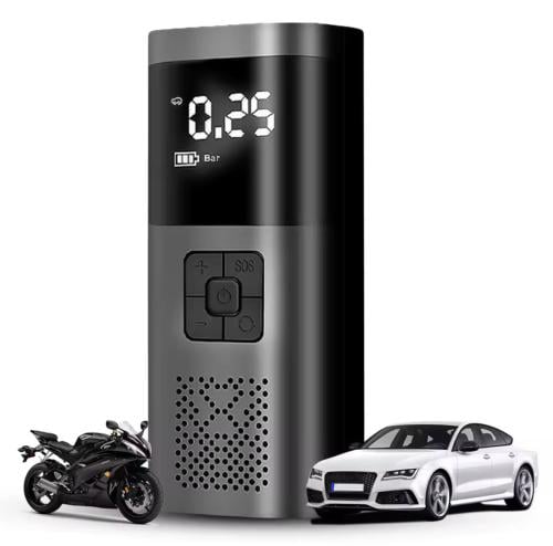 منفاخ  هواء وباور بنك وكشاف   محمول 3 في 1