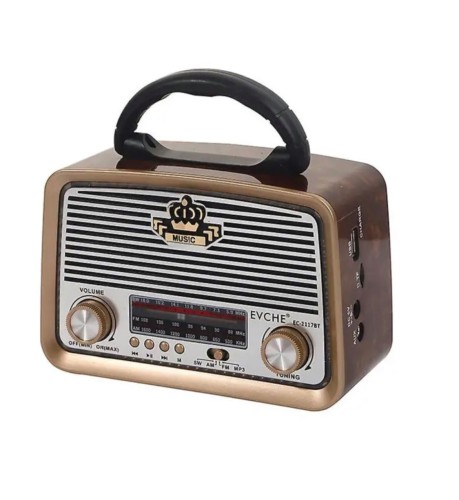 راديو  وسماعة بلوتوث  شكل كلاسك متنقل