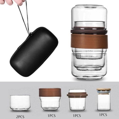 مجموعة الشاي للسفر والرحلات