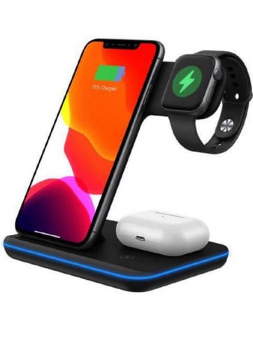 منصة شحن لاسلكي 3 في 1
