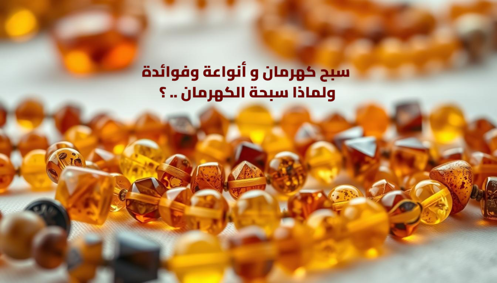 سبح كهرمان و أنواعة وفوائدة ولماذا سبحة الكهرمان .. ؟