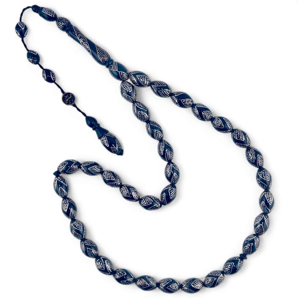 سبحة يسر فضة فاخرة عيار 999 - 10 ملي