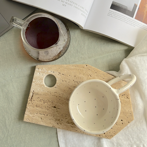 قاعدة مستطيلة من رخام Travertine