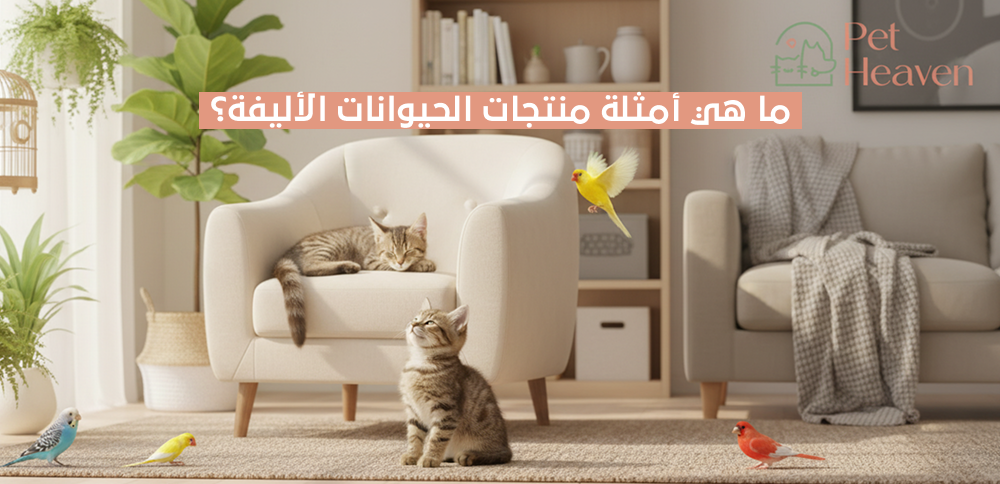 أمثلة منتجات الحيوانات الأليفة