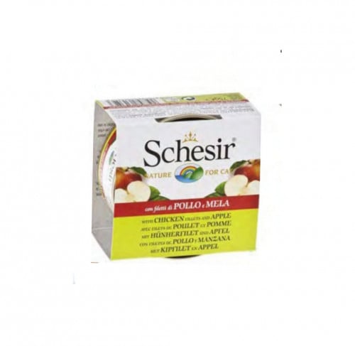 شيزر معلب طعام رطب دجاج وتفاح 75غ