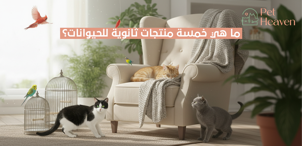 ما هي خمسة منتجات ثانوية للحيوانات؟