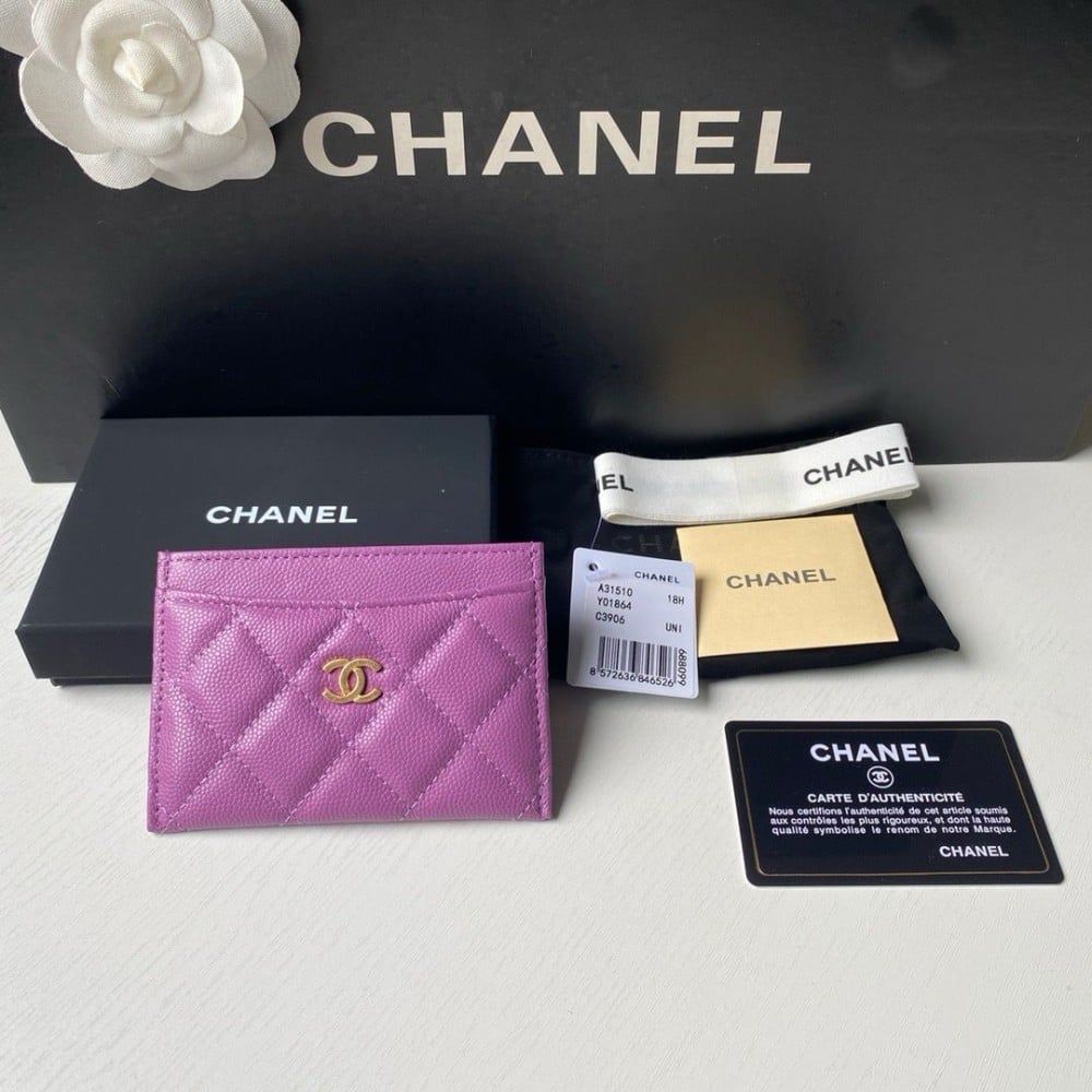 Chanel card holder