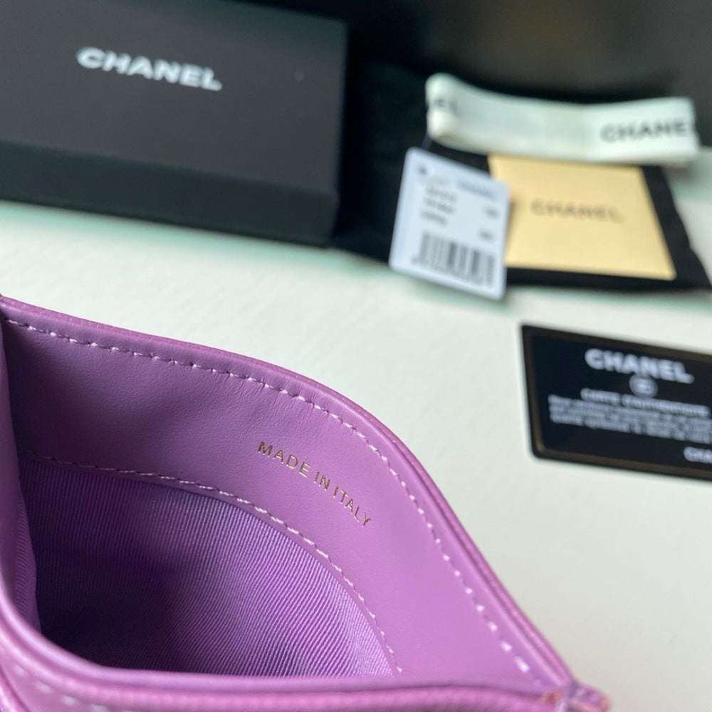 Chanel card holder