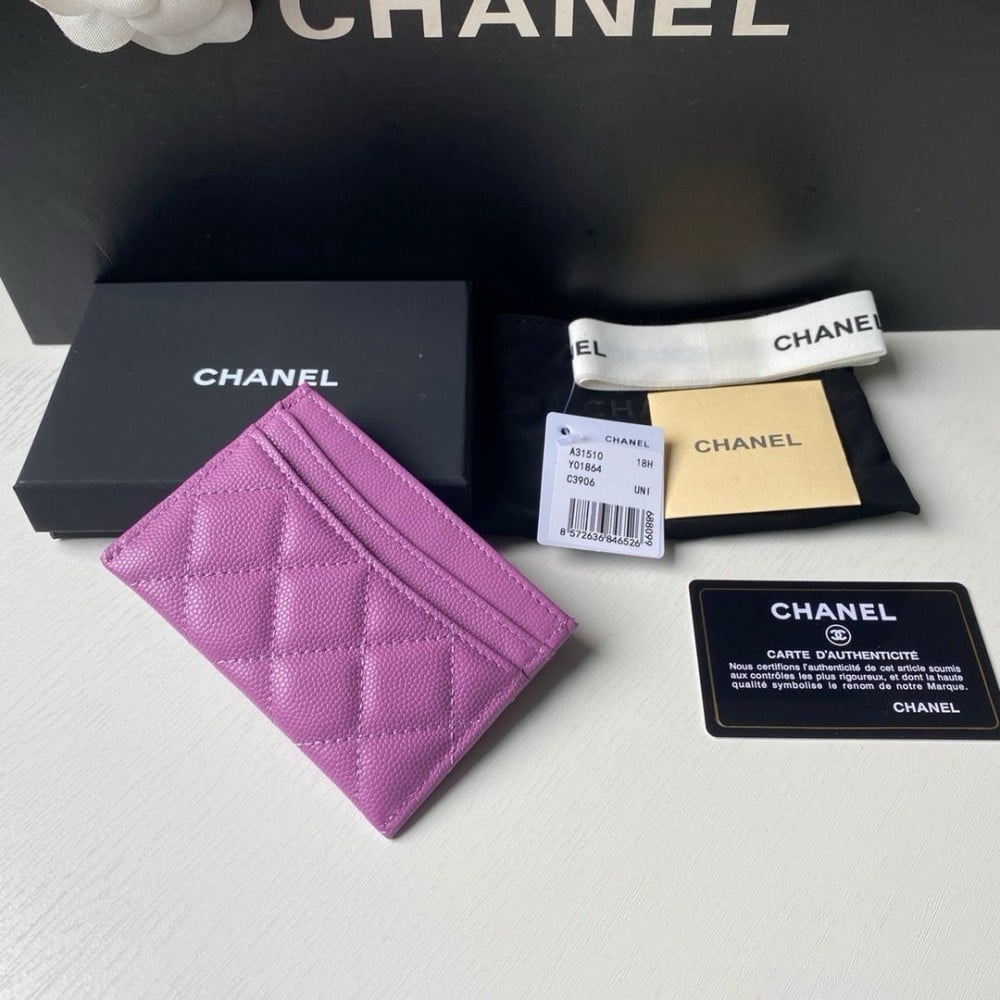 Chanel card holder