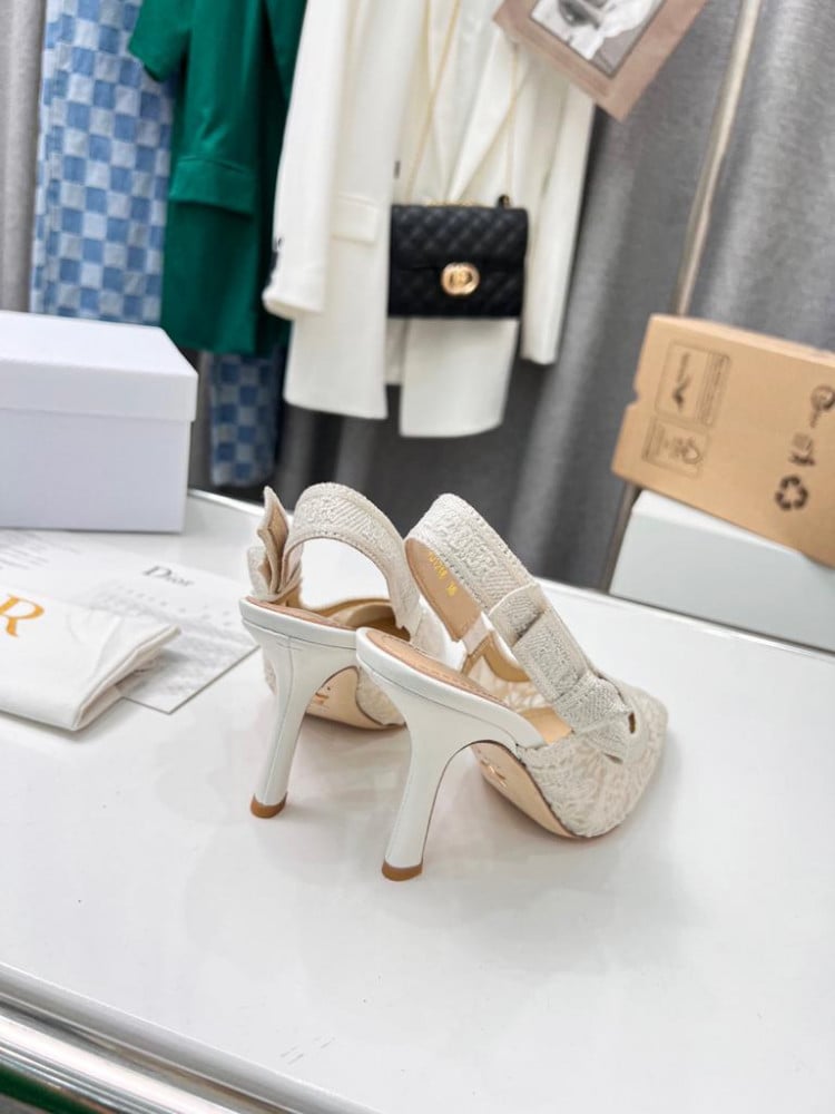 Dior heels white متجر ألجاي بوتيك Aljay Boutique