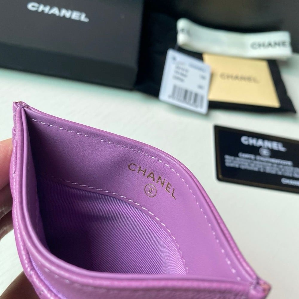 Chanel card holder
