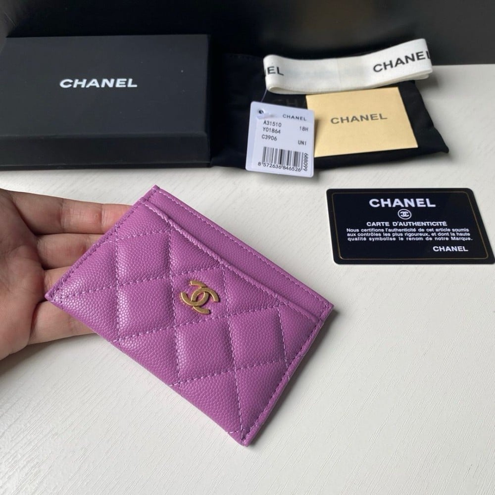 Chanel card holder