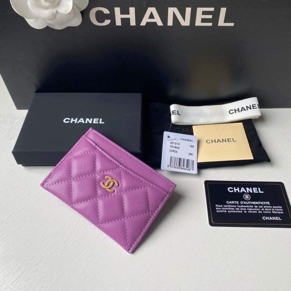 Chanel card holder