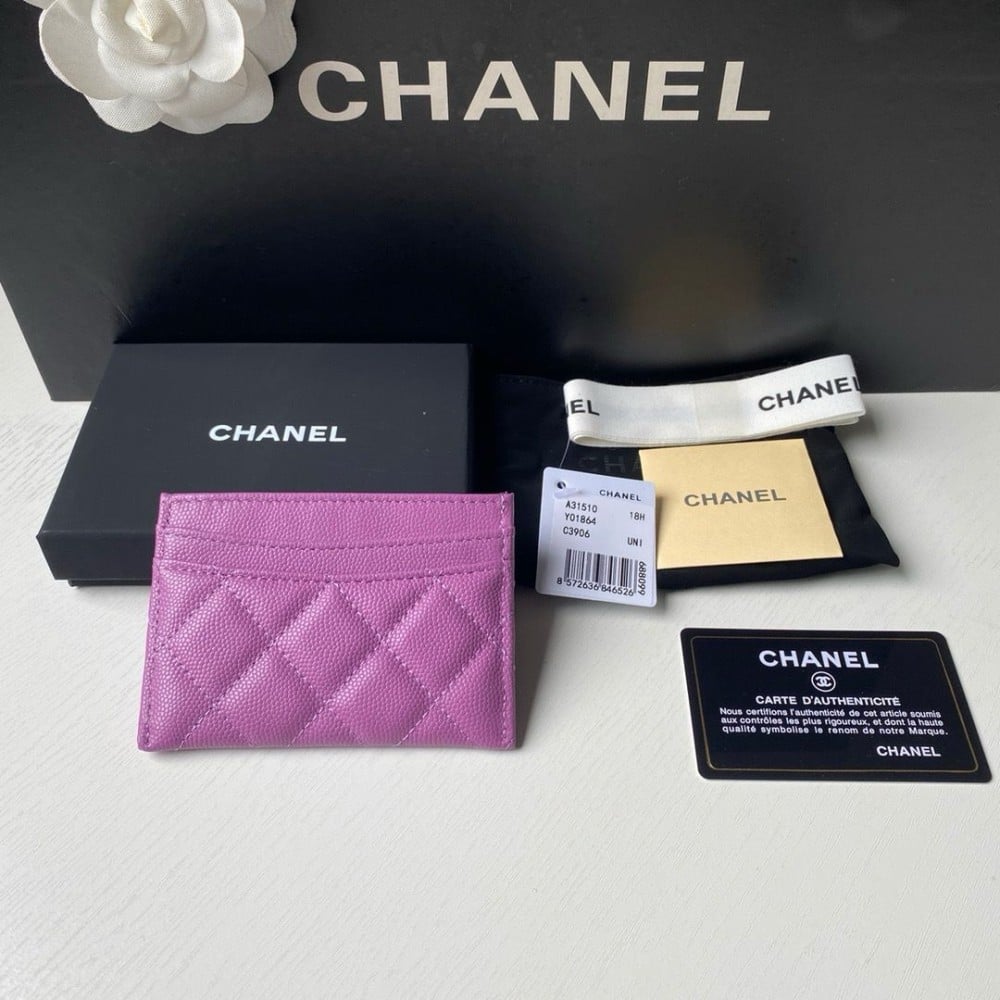 Chanel card holder