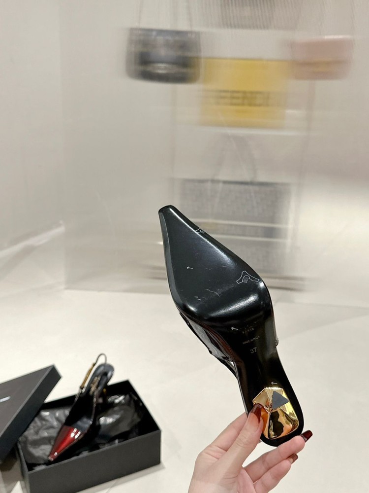 Ysl Heels Fake Vs Real Saint Laurent Black Opyum Pumps Sandals