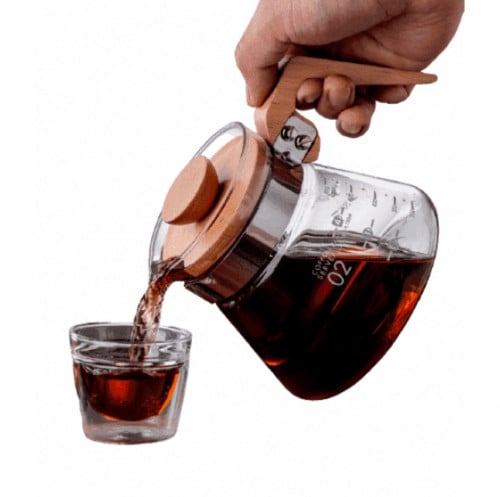 ابريق تقديم قهوه V60 بيد من الخشب الفاخر سعة (02)