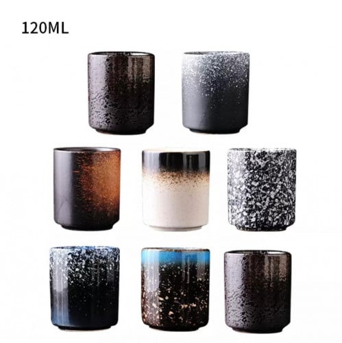 كوب قهوه خزف (بني) 120ml