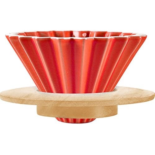 قمع سيراميك بشكل مميز بلون برتقالي