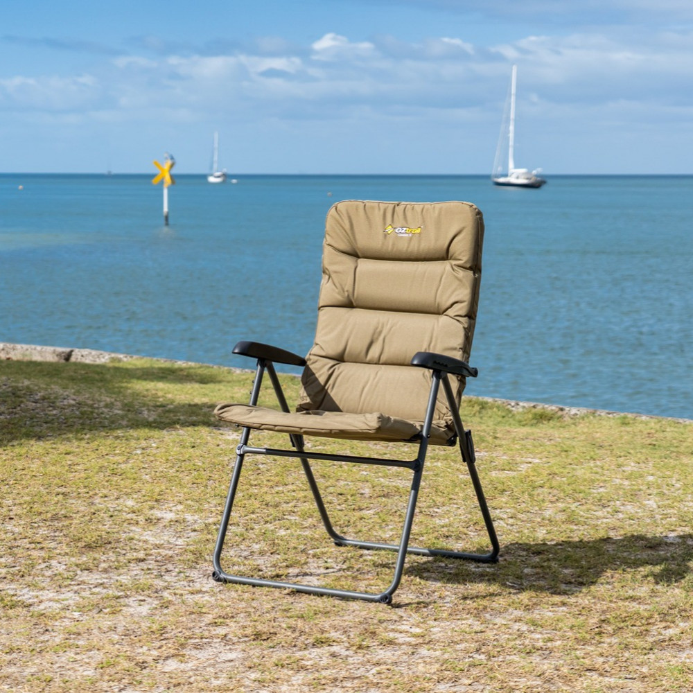 Oztrail emperor 8 position best sale arm chair