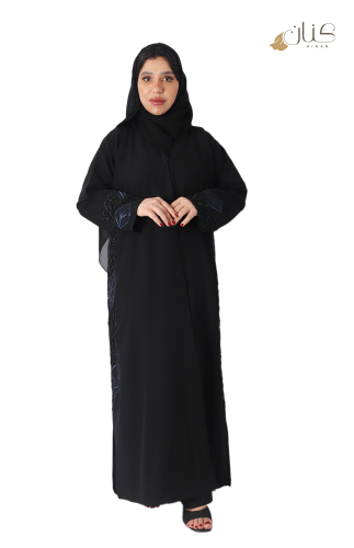 عبايه كريب شك وتطريز