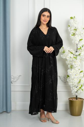 عبايه شيفون مبطن