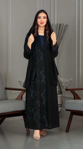 عبايه كريب تطريز