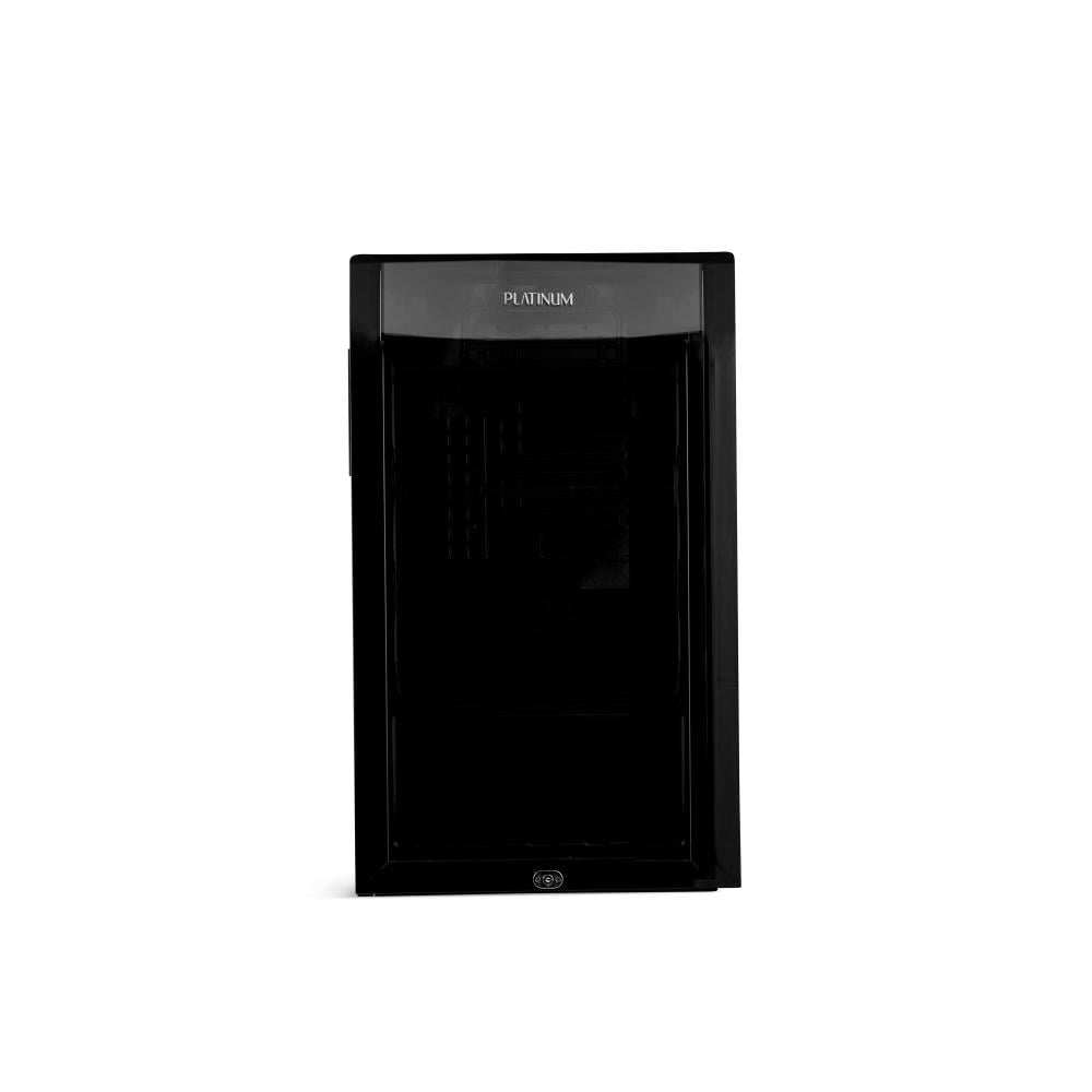 Platinum MF-4000G Compact Design Single Door Mini Refrigerator, 3.1Ft, 4 Wire Shelves, 90 Liter - Black